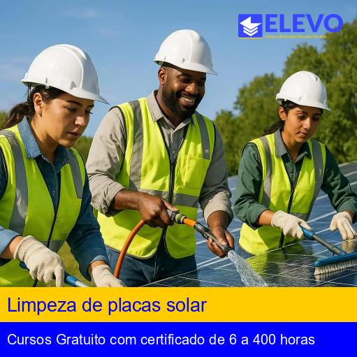 Limpeza de placas solar